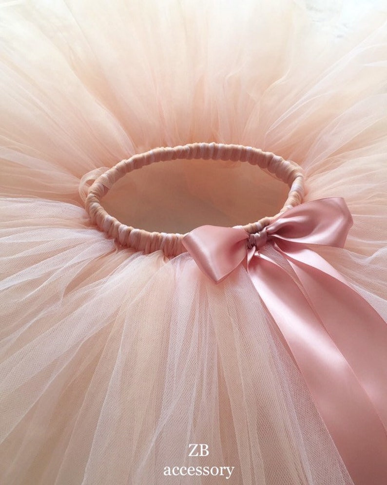 Blush tutu skirt blush tutus girls tulle tutu peach tutu Etsy