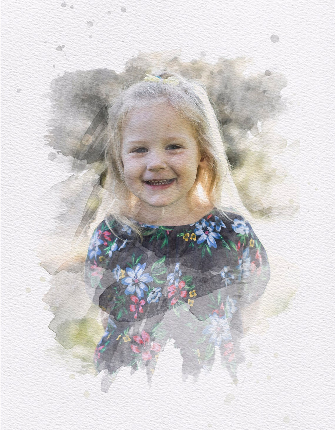 Watercolor Photo Artwork Design Photo Alteration Wedding Etsy