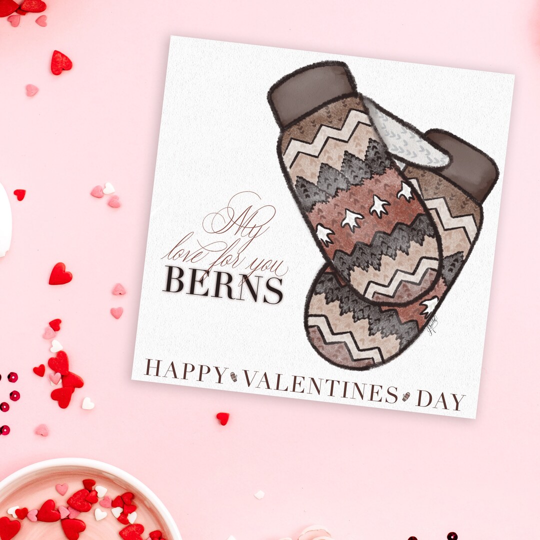Bernies Mittens Printable, Printable Valentines Tags, Bernie Sanders ...