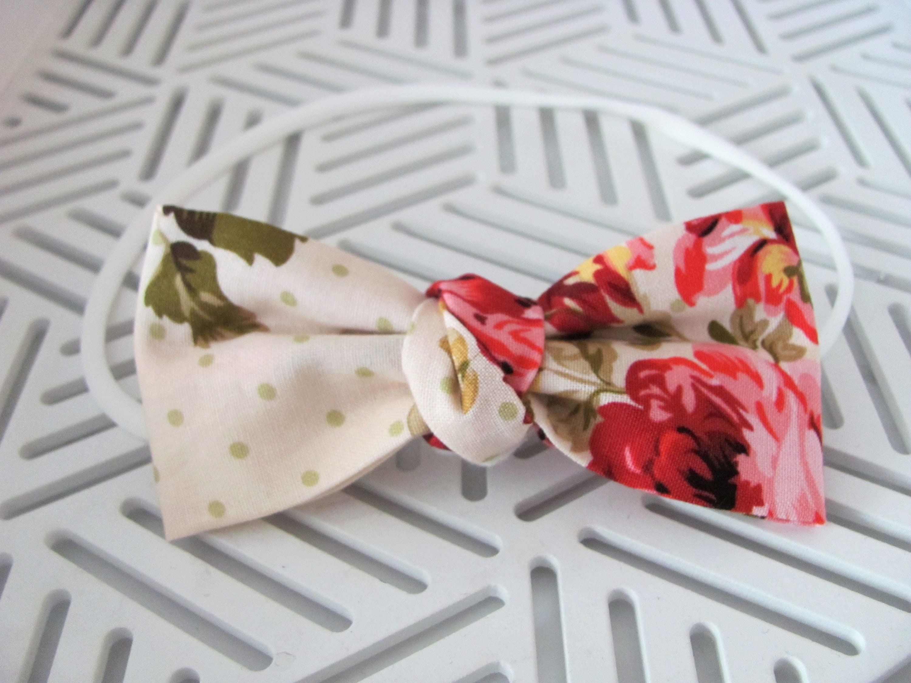 Boys Ruby Red Clip On Cotton Bow Tie Bowtie amy2004marie