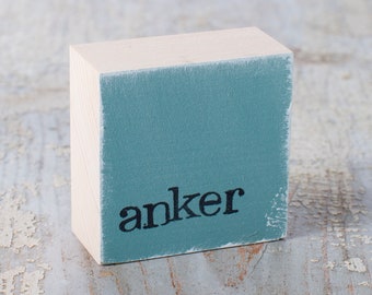 Mini-Textplatte "anker"