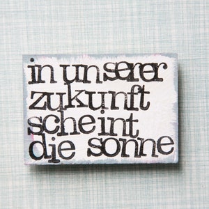 Magnet  "unsere Zukunft"