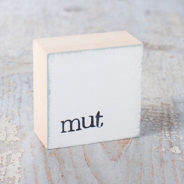 Mini-Textplatte "mut"