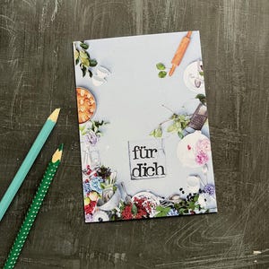 Postkarte "für dich" Grusskarte Karte Glückwunschkarte Geburtstagskarte