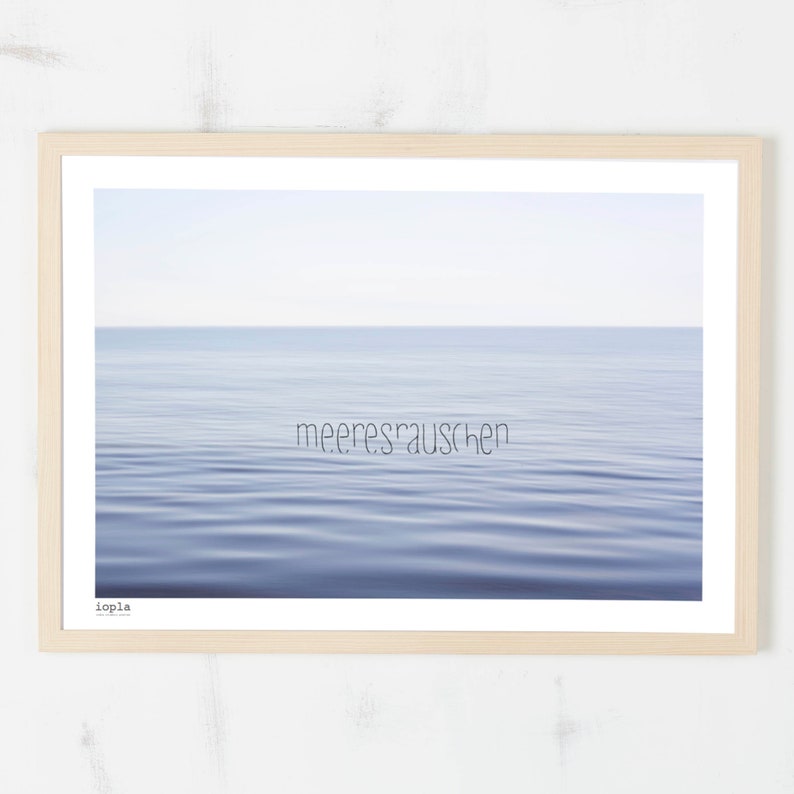 Kunstdruck Poster Dina2 Meeresrauschen