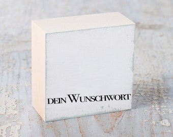 Mini plaque-texte WUNSWORD