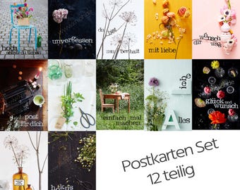 Postcard set 12 postcards