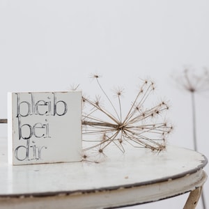 Text plate &quot;stay with you&quot;