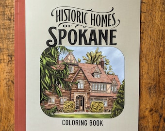 Historic Homes of Spokane Coloring Book