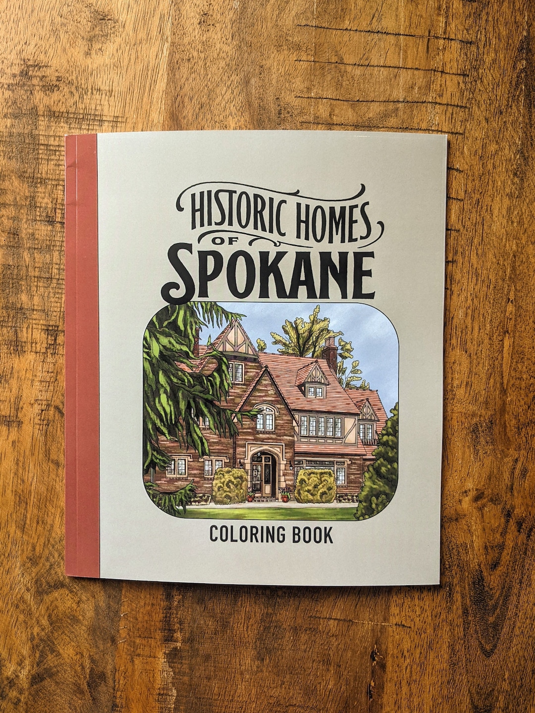 Historic Homes of Spokane Coloring Book Etsy