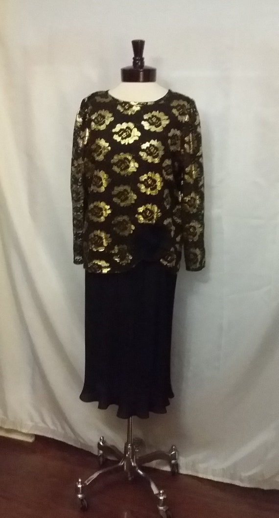 black and gold clothes