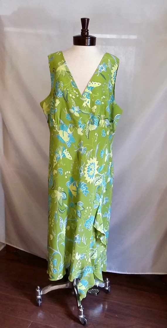 lime green plus size dress