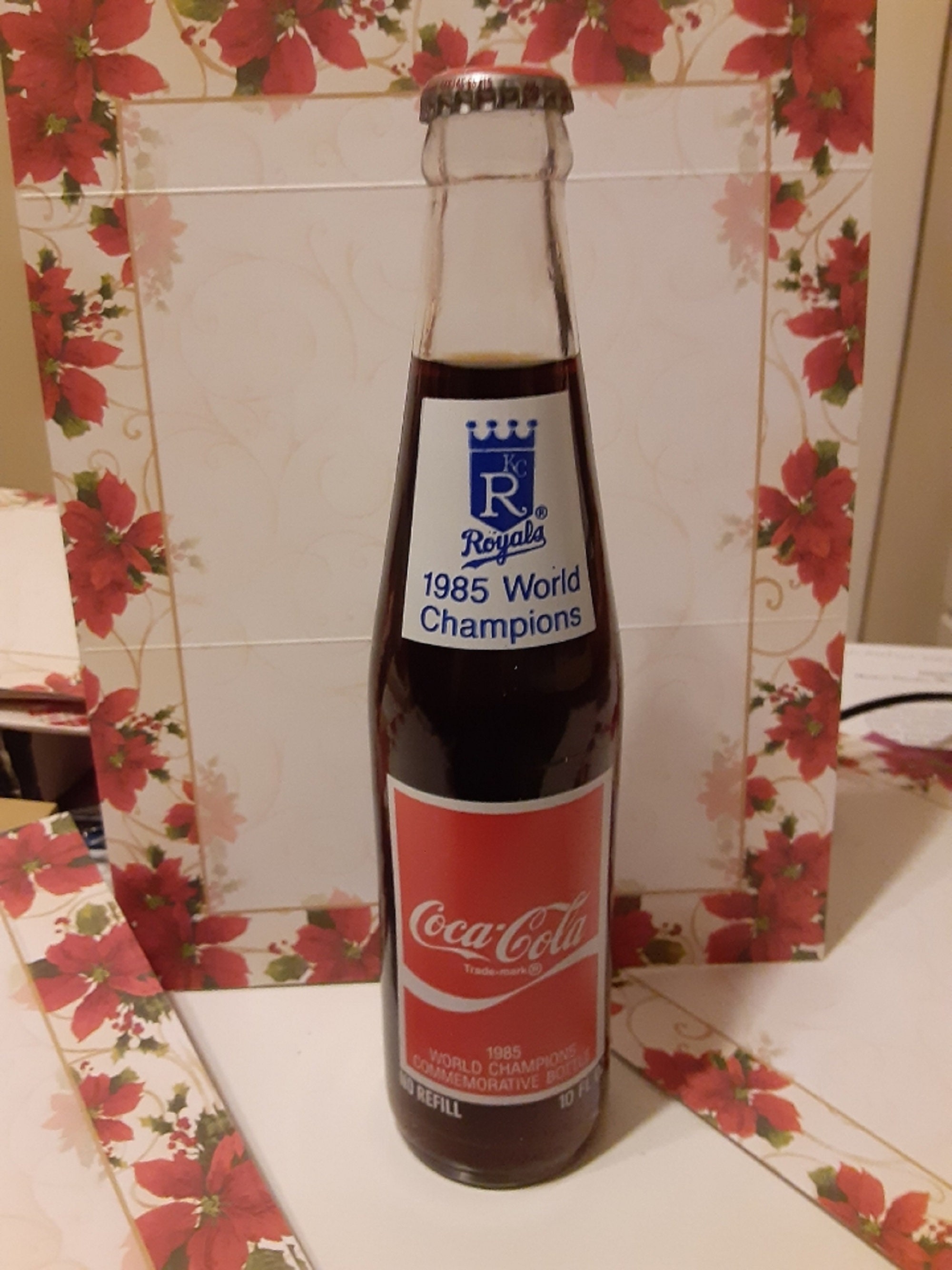 10 OZ COCA COLA COMMEMORATIVE BOTTLE - 1985 INGLES 100TH STORE OPENING