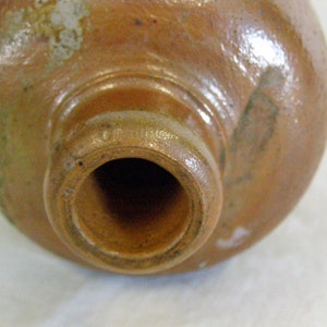 Antique Wynand Fockink Amsterdam Stoneware Gin Bottle. 1 Liter with partial label. image 6