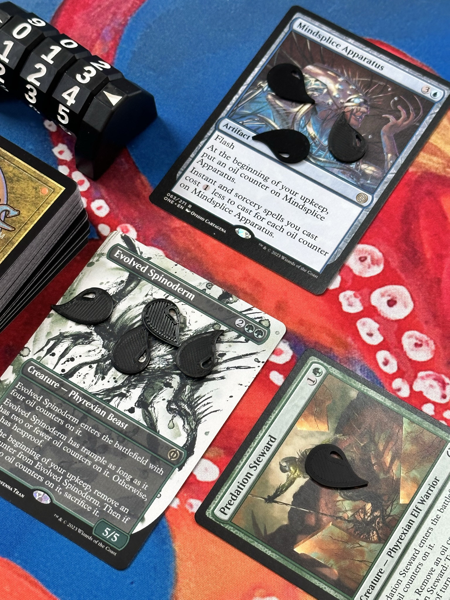 oil counter cards mtg counters upgrade Visual Deck View The Filigree Sylex | Phyrexia: