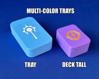 Magnetic Lid Dice and Counter Boxes | MULTIPLE COLORS | Magic the Gathering, D&D, Tabletop Games | 3D Printed PLA