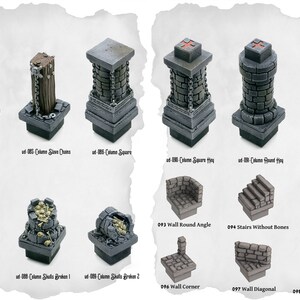 Dungeon Blocks Ultimate Dungeon Tiles - Individual Bonus Tiles - for D ...