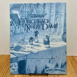 Hunchback of Notre Dame ~ Disney Commemorative Lithograph ~ Gold Seal ~ 1997