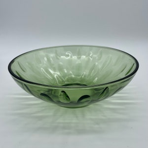 Vintage ~ Hazel-Atlas ~ Lyric Serving Bowl ~ Avocado Green  ~ 1940s