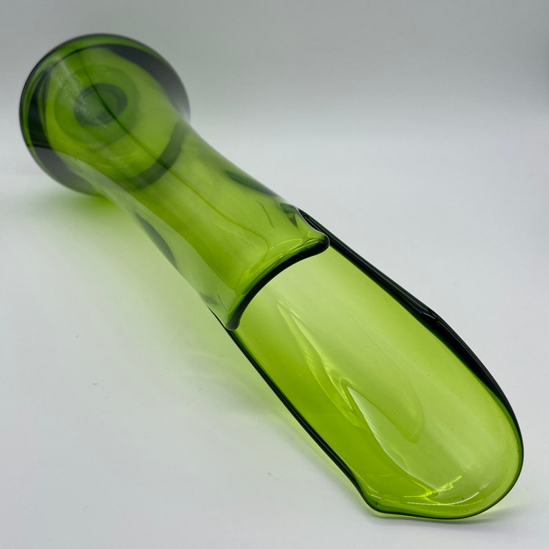 Vintage ~ L.E. Smith Glass ~ 21" Simplicity Fat Bottom Smoothie Vase ...