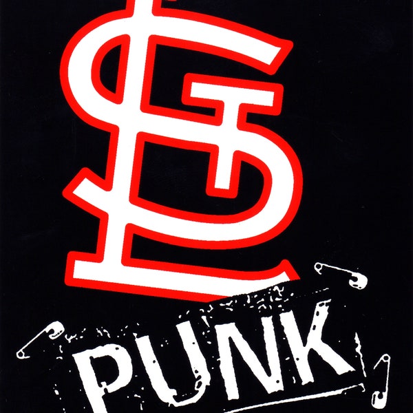 Vintage STL Punk Vinyl Sticker