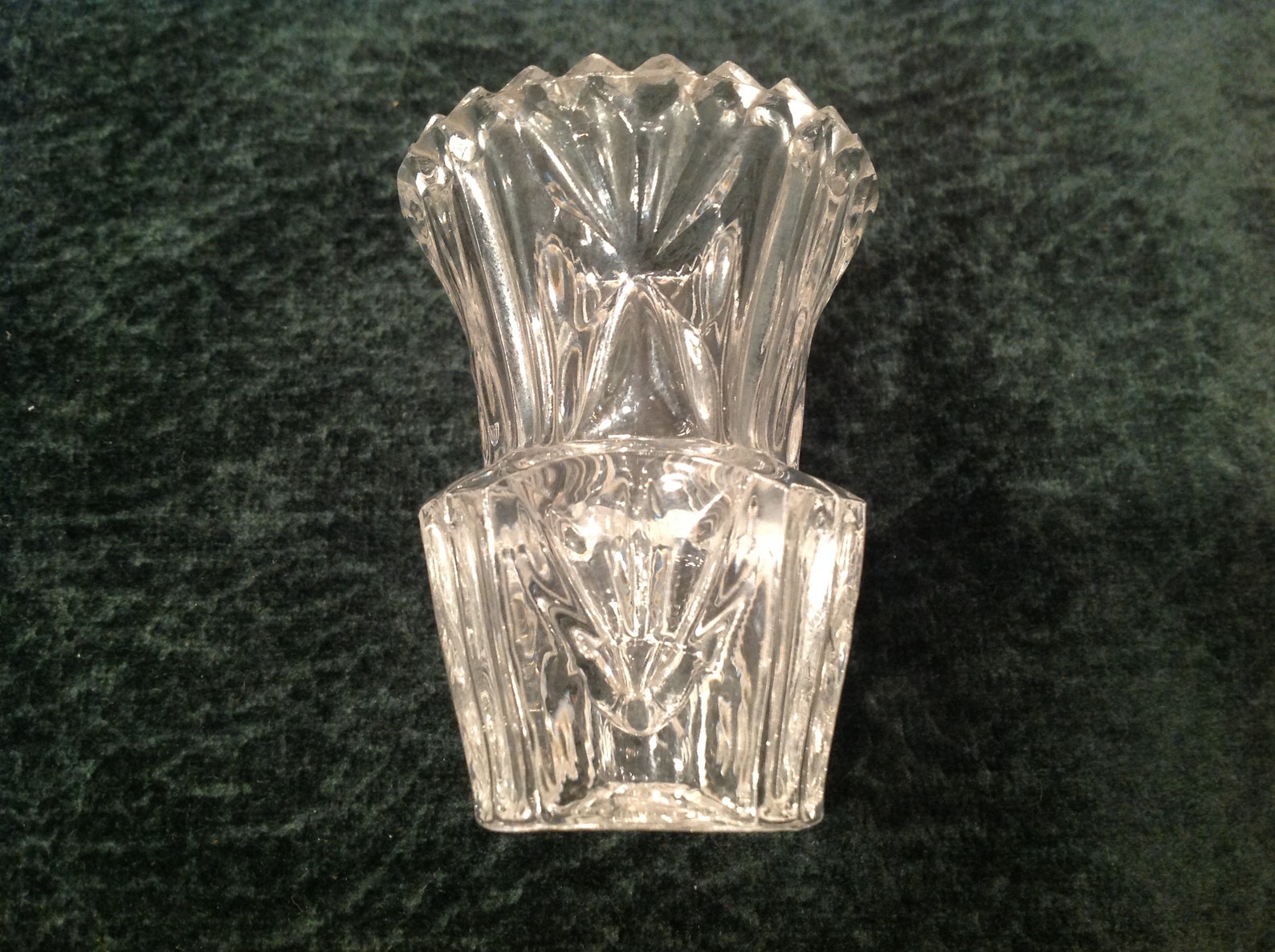 Antique Toothpick Holder Pressed Glass Etsy