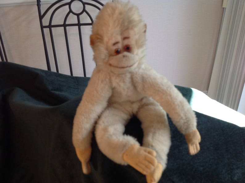 Vintage stuffed monkey