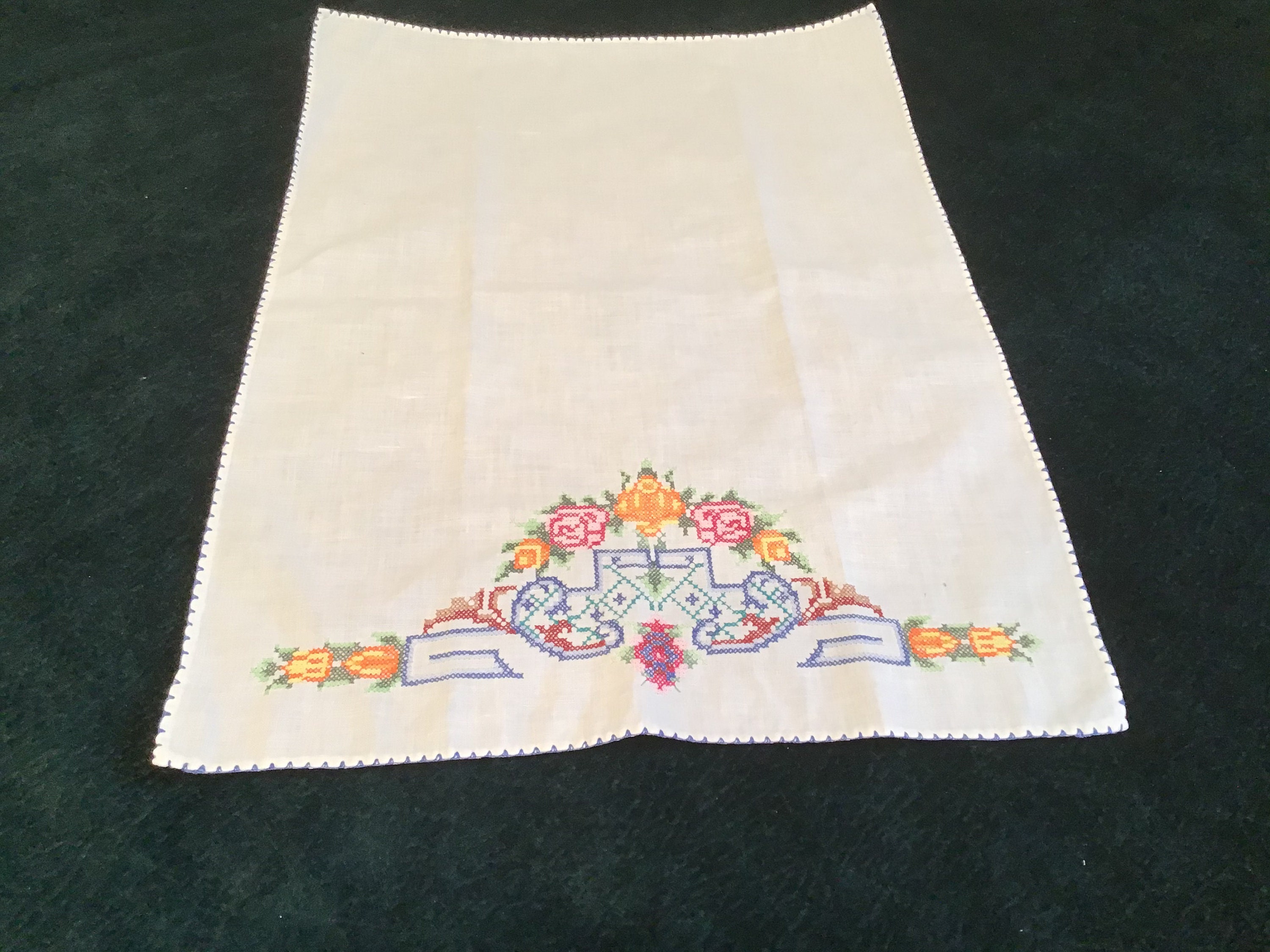 Cross stitch tea towel 71320B Etsy