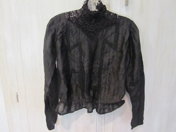 reduced price tissue silk blouse, antique victori