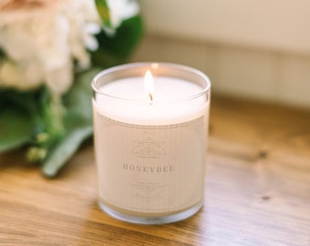 Honeybee Candle (No. 62), Home Decor, Gift, Home Fragrance, Slow Burning Soy Candle