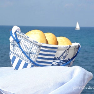 Basket Boat - Home Decor, Sea House, Lake House, Desk Organizer, Table Decor, Fabric Basket. Fabulous Gift for Your Home!