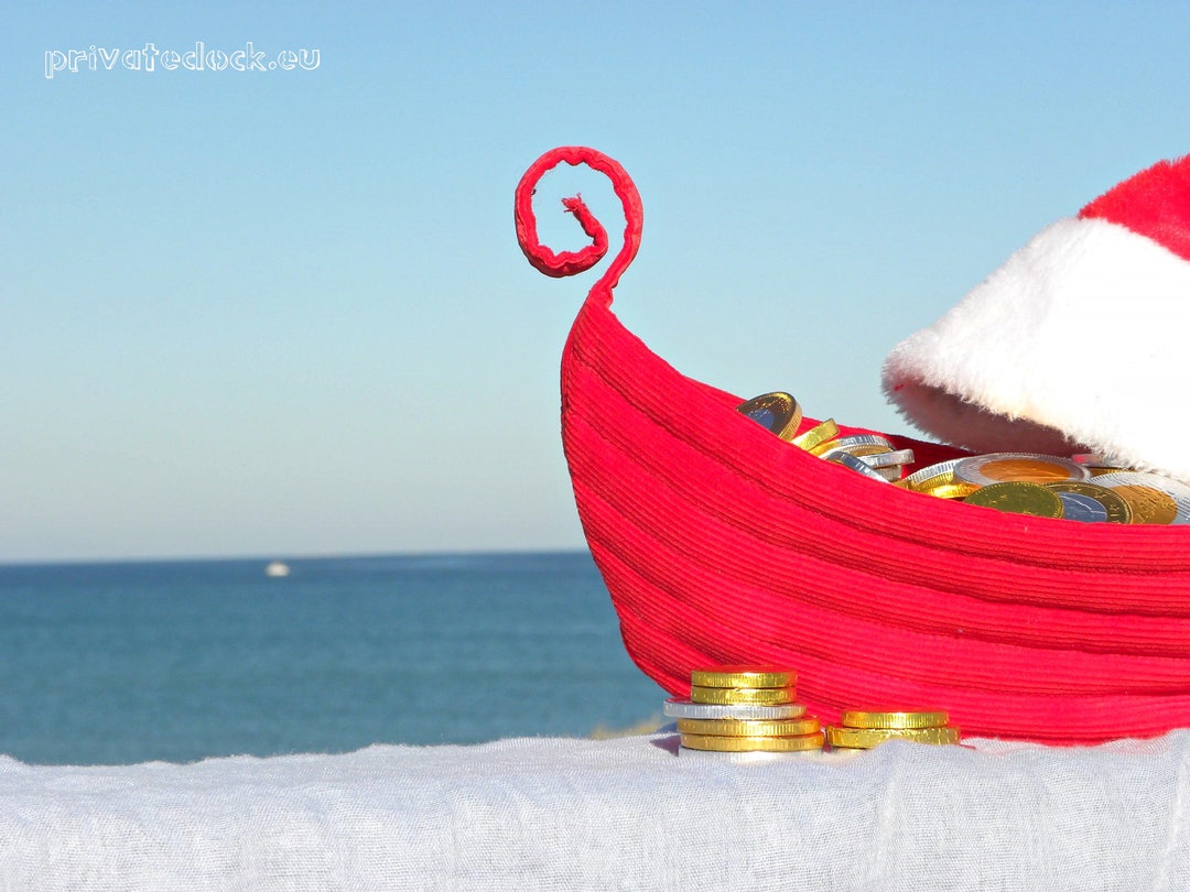 Viking Boat Basket Man Cave, Home Decoration, Sea House, Lake House