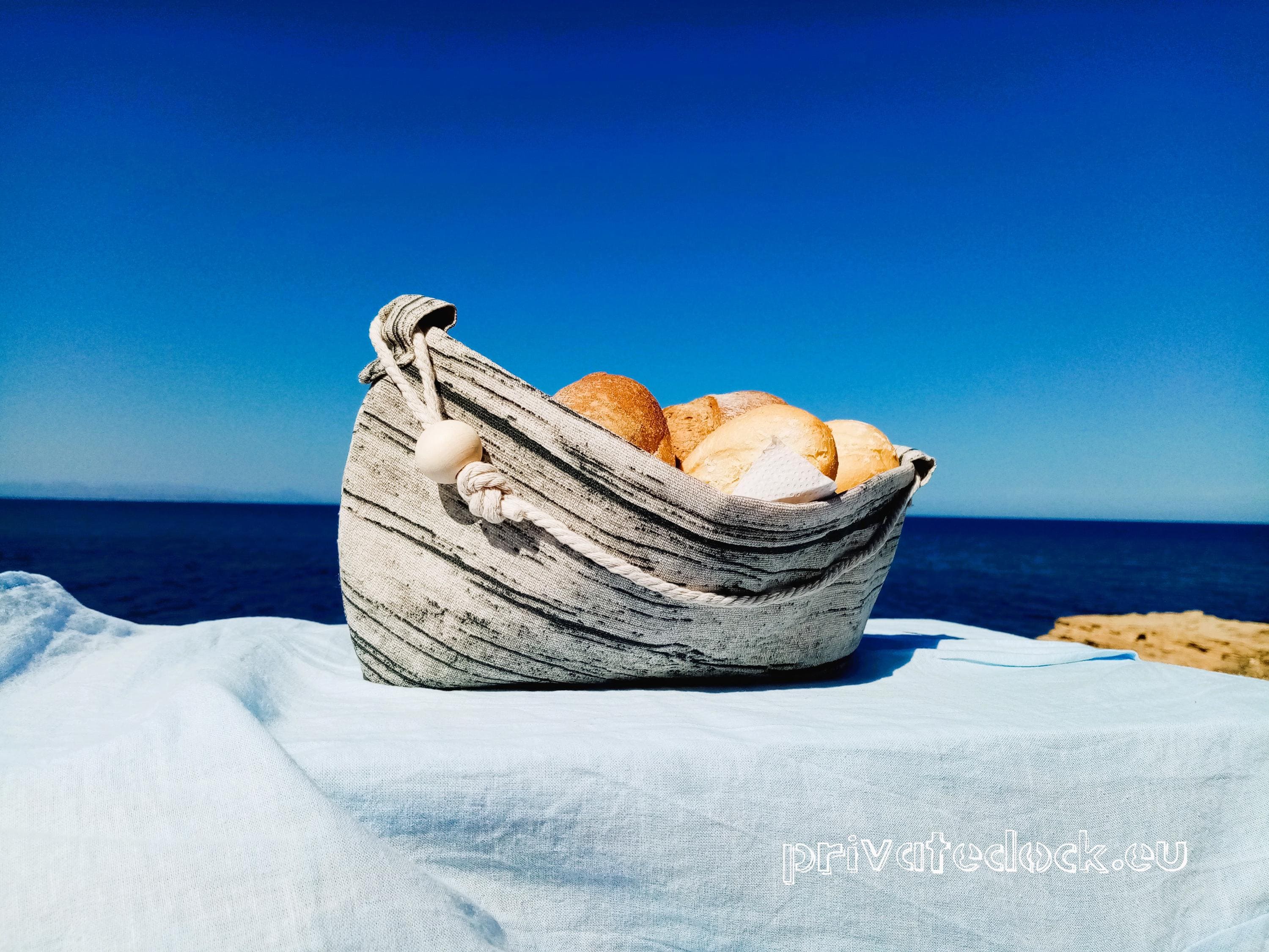 Panier à Bûches En Osier Blanc - PBU2120 Aubry Gaspard