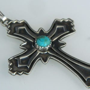 Vintage Navajo Stamped Cross Pendant - Etsy