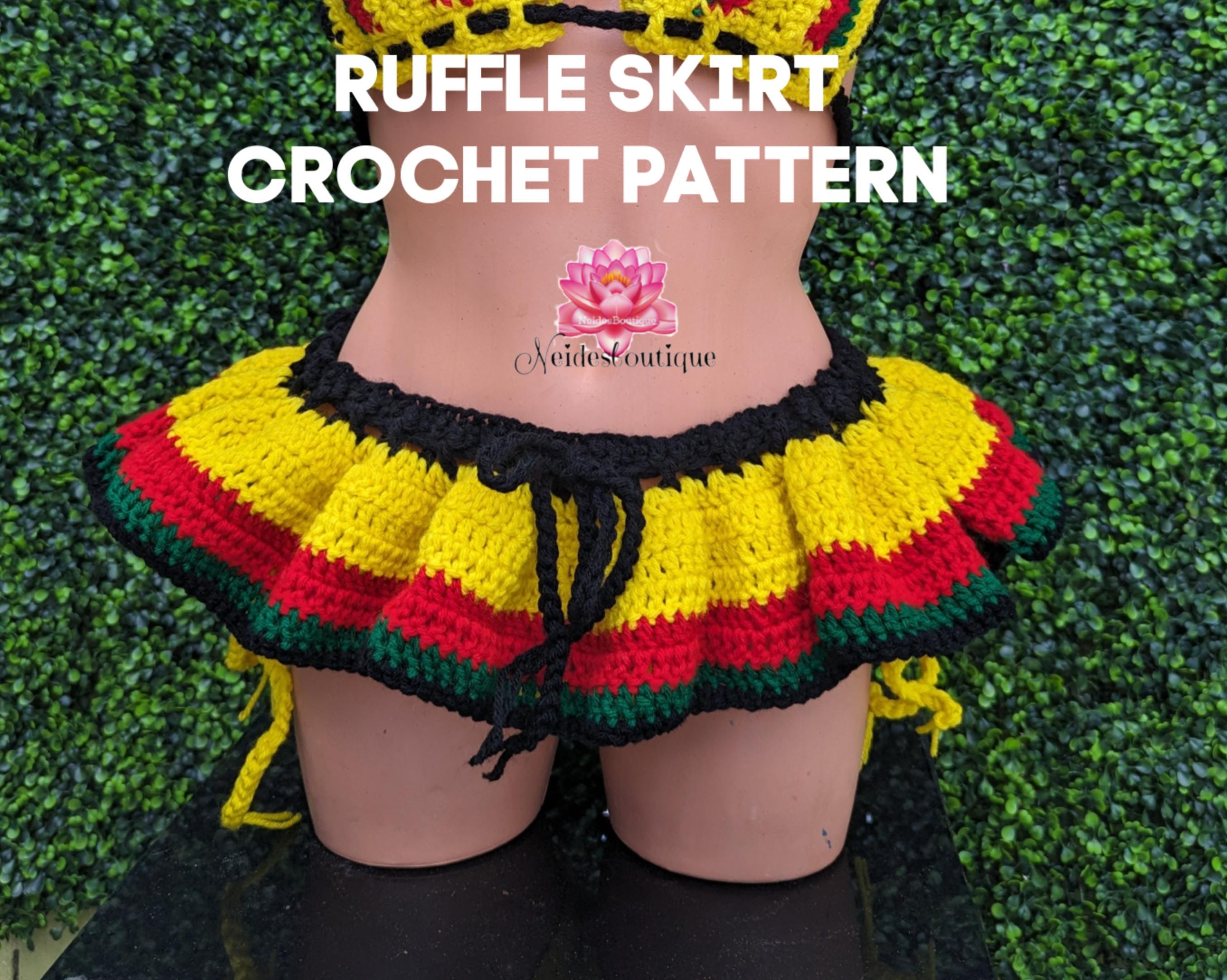 Short Crochet Skirt