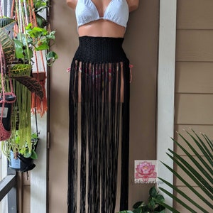 Festival belt, Fringe bathing suit cover, Fringe belt, Beach skirt,Swimsuit cover up,long fringe,bikini cover,belly dance