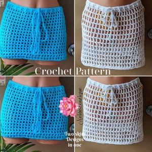 Crochet Beach skirt pattern, skirt pattern, PDF file image 2