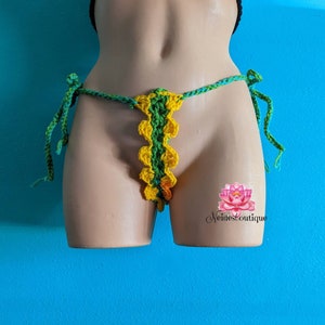 Sexy itty Bitty Bikini Bottom crochet bottom,crochet beachwear crochet underwear bikini  beach cover up Brazilian Caribbean