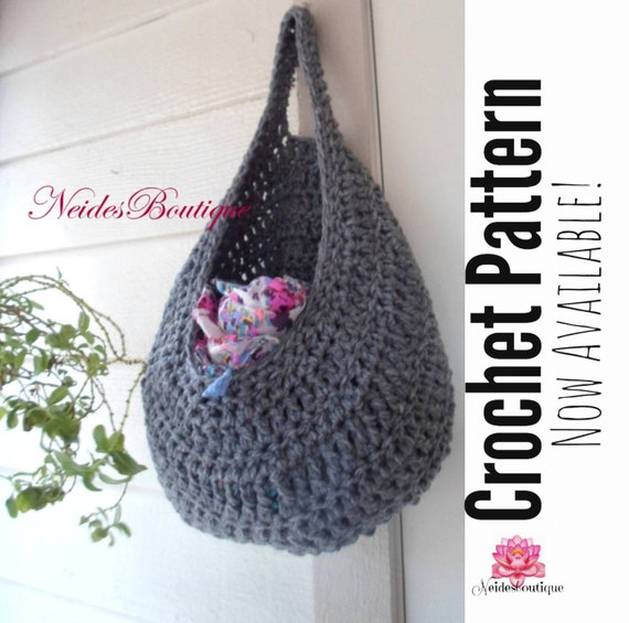 Crochet laundry best sale bag pattern