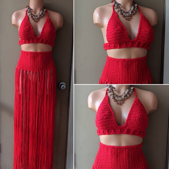 baddie red outfits