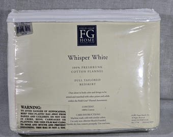 Tailored Bedskirt - Whisper White - Full Size - Field Gear Home Collection FG - Target