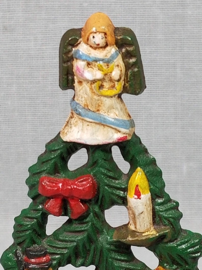 Unique Cast Iron Christmas Tree Votive Candle Holder W/ Etsy