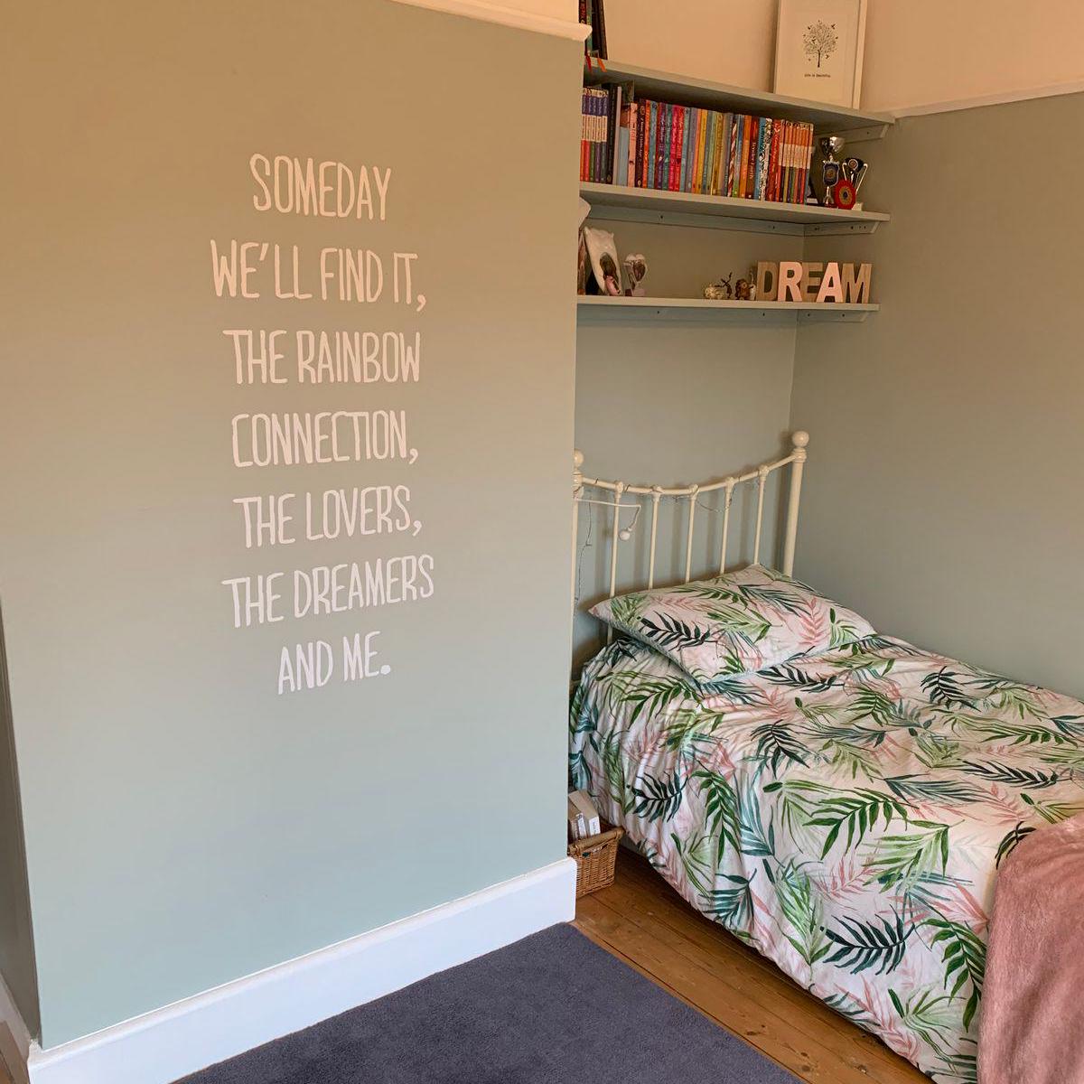 Autocollant Mural Personnalisé - Écrivez Votre Phrase ! Décor Art Déco