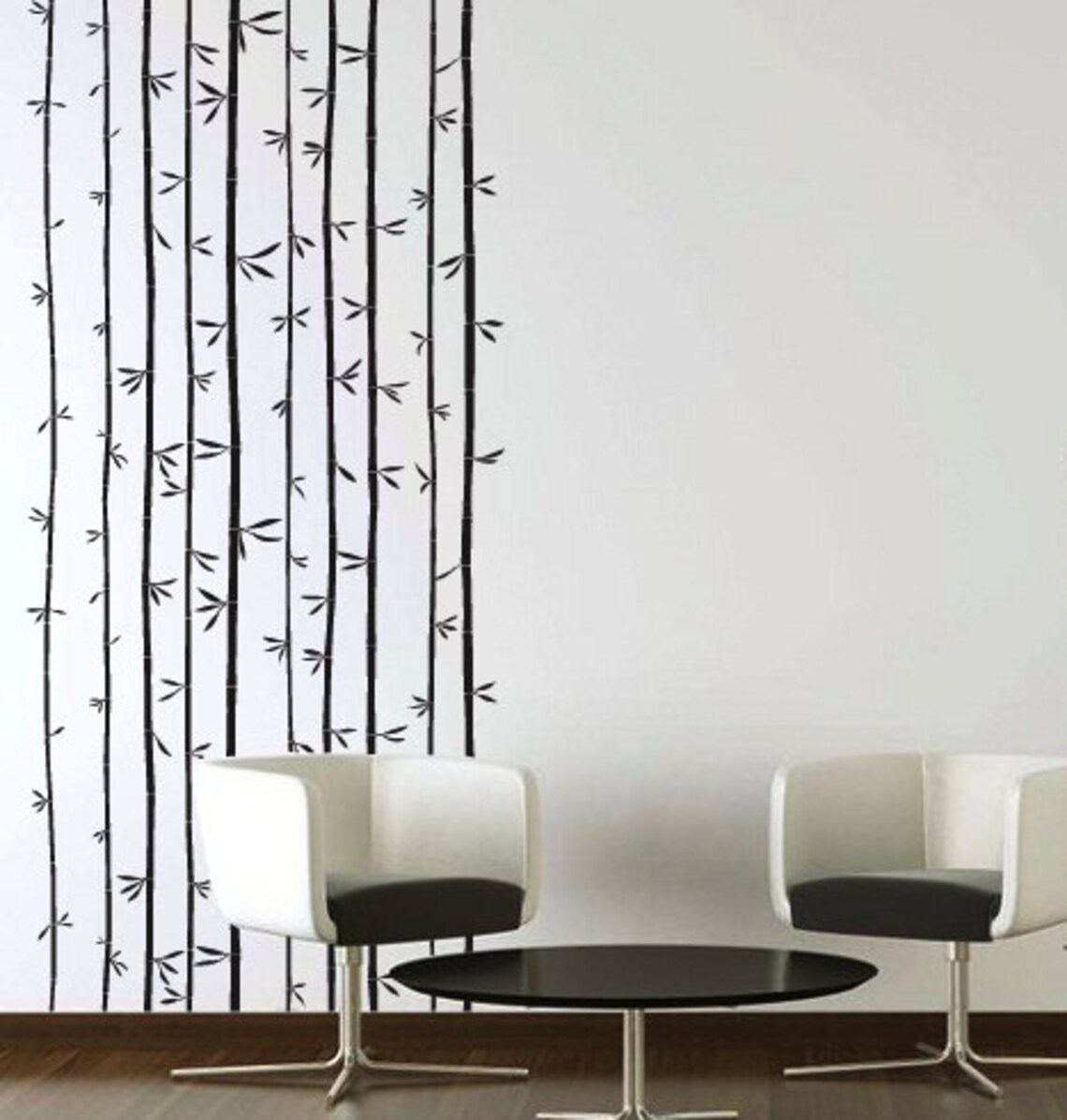 Bamboo tree wall sticker flower wall stickers forest decals Etsy