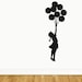 Banksy Wandsticker 'Balloon Girl' – Selbstklebend, Abziehbar & In Individueller Größe Bestellbar
