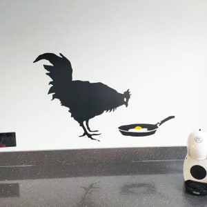 Banksy Chicken & Egg Wall Sticker