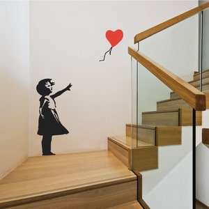 Banksy Balloon Girl Wall Stickers