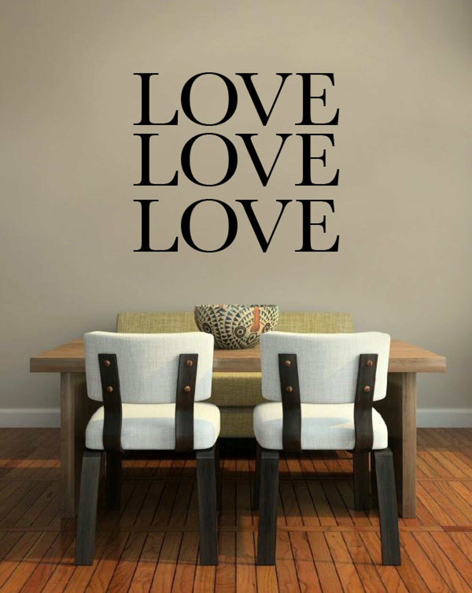 Love Decal Family Wall Sticker Mural Quote | Etsy