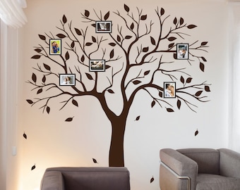 Family Tree Wall Decal Family Photo Wall Sticker Branches