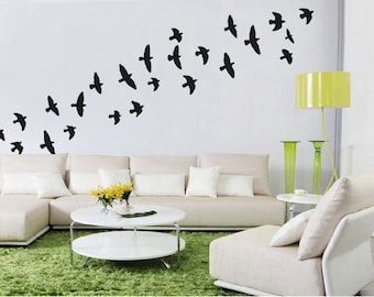 Flock Of Flying Birds Wall Stickers Bird Wall Decal